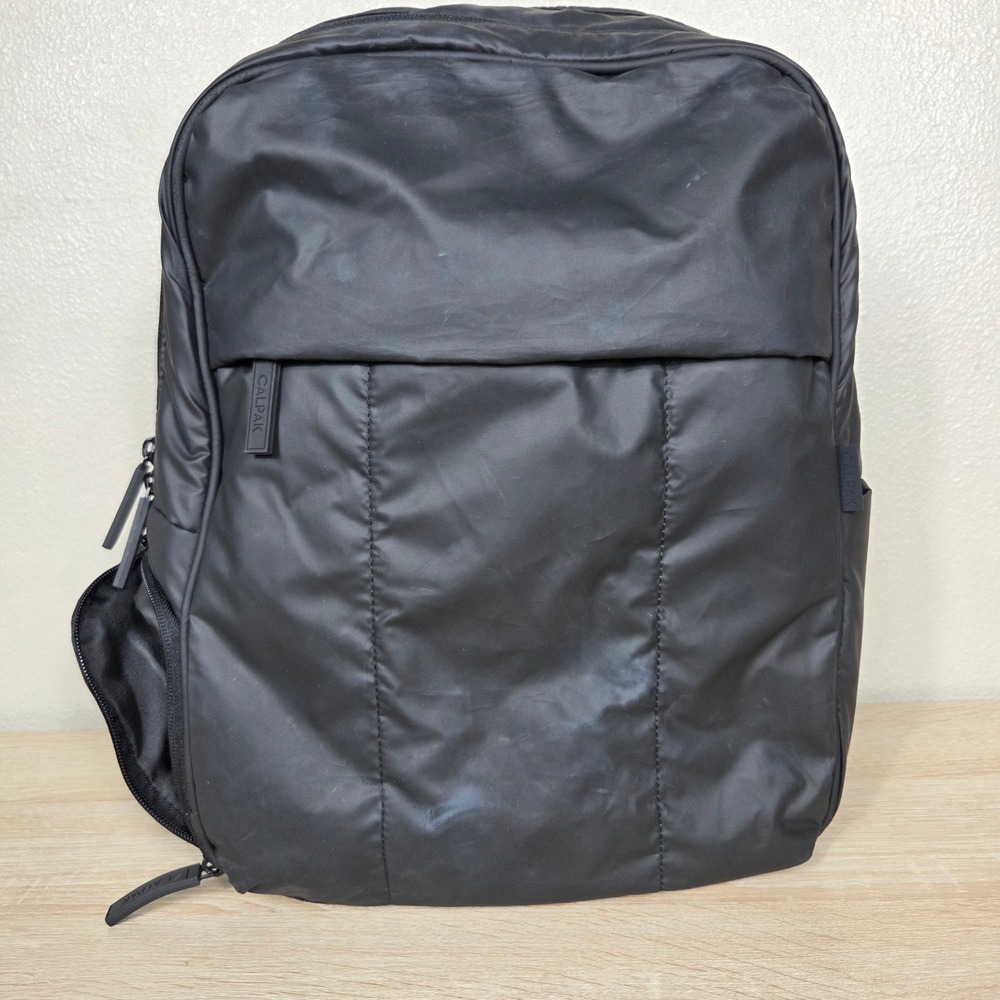 CALPAK Luka 15" Laptop Backpack Matte Black Travel Work School